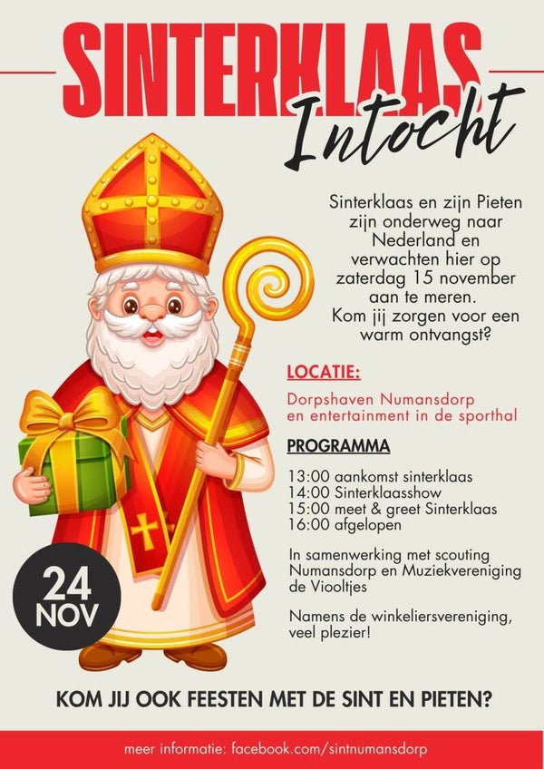 Poster Sinterklaasintocht
