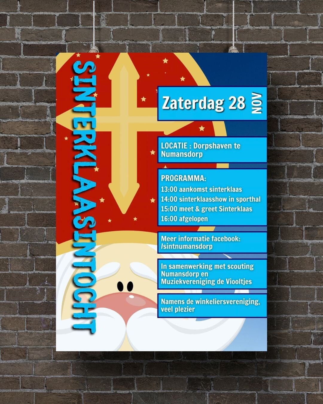 Poster Sinterklaasintocht