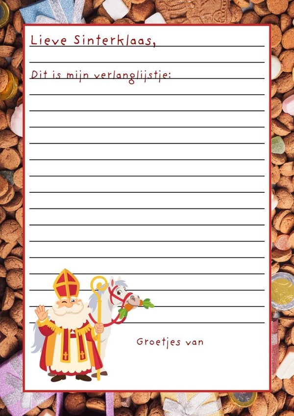 Verlanglijstje Sinterklaas 4