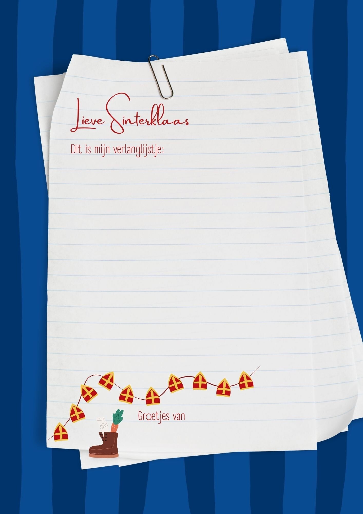 Verlanglijstje Sinterklaas 6