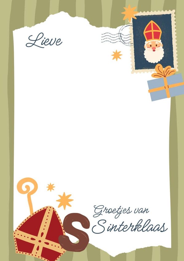 Sinterklaas Briefpapier 6