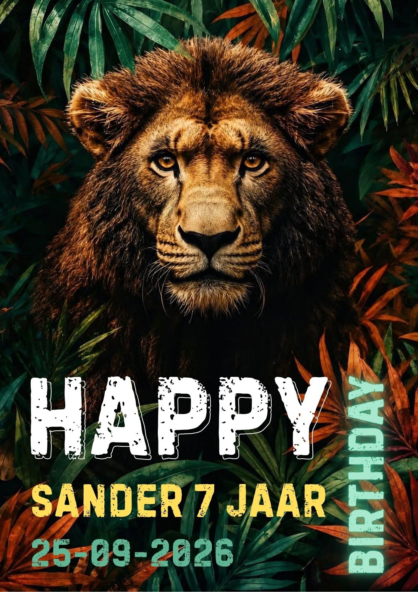 Verjaardagsposter Kind 8