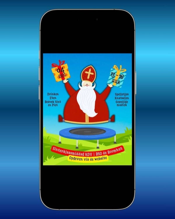 Uitnodiging Sinterklaasfeest - Jump