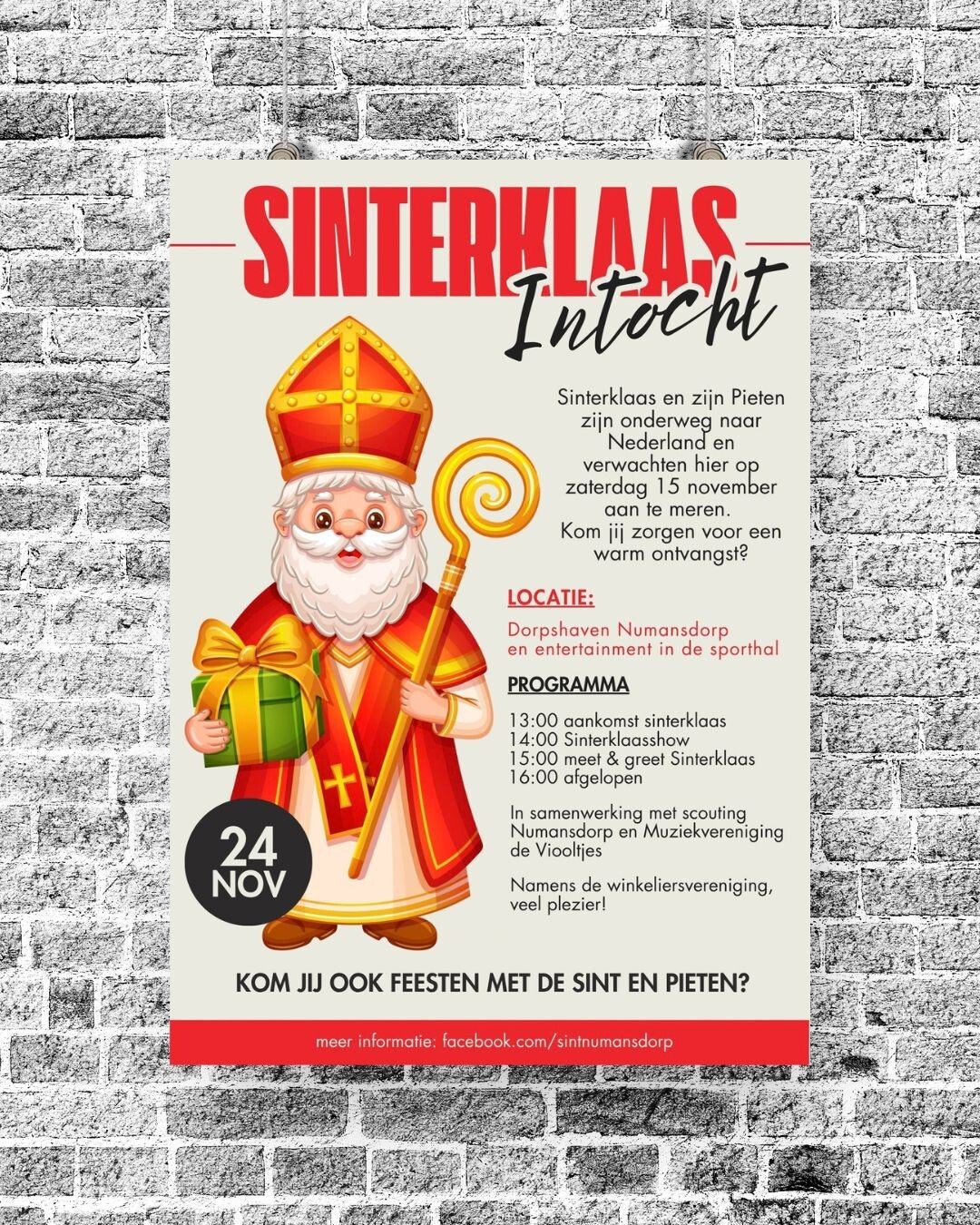 Poster Sinterklaasintocht