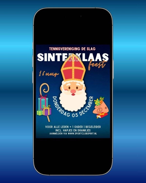 Uitnodiging Sinterklaasfeest - Sint