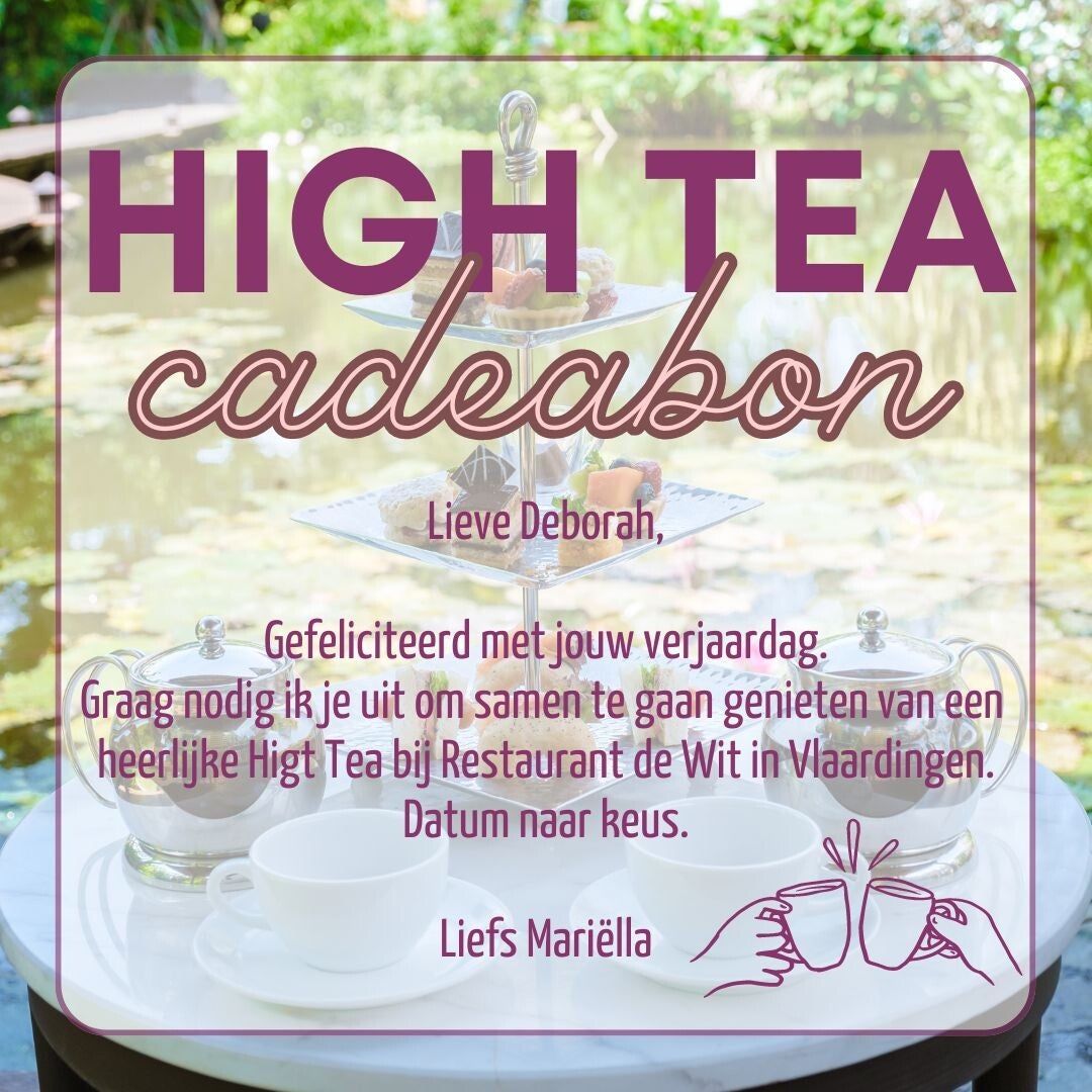 Cadeaubon - High Tea