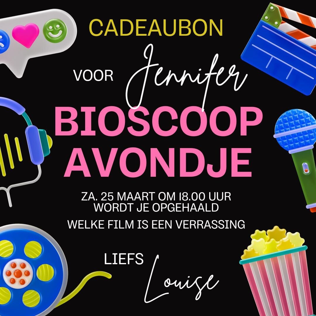 Cadeaubon - Bioscoop