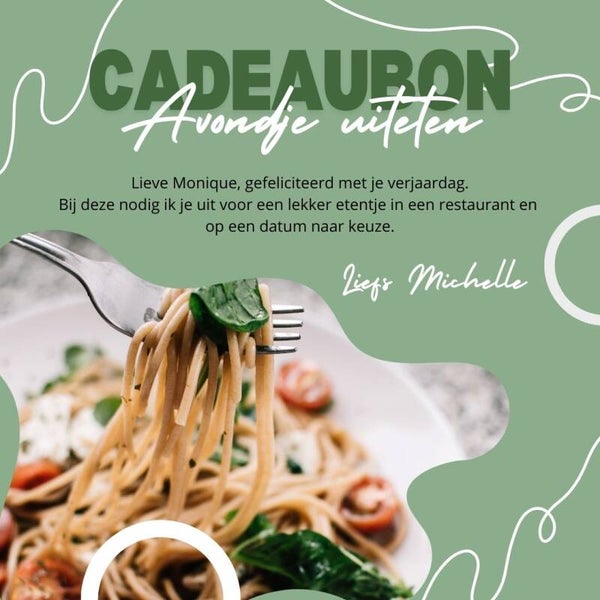Cadeaubon - Uiteten