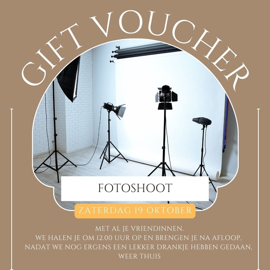 Cadeaubon - Fotoshoot