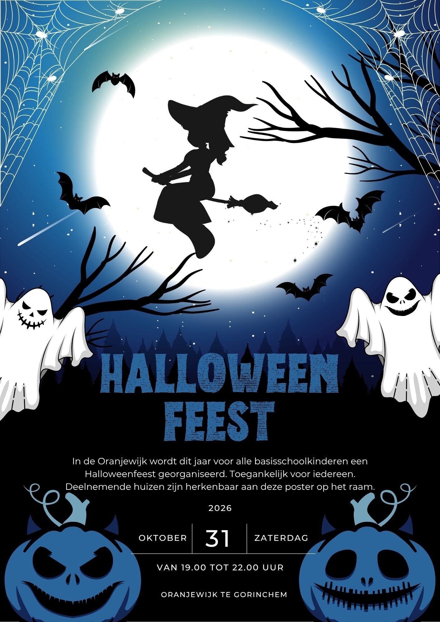 Halloween Poster A3 - Heks