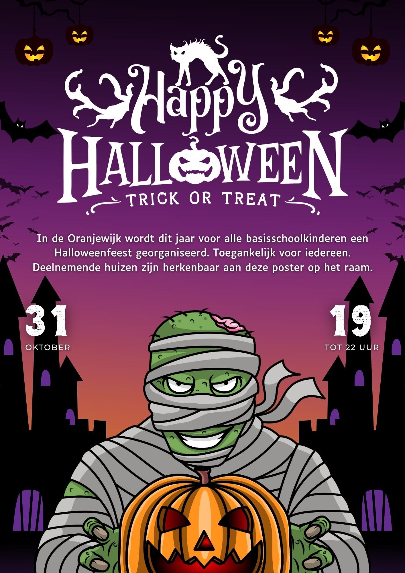 Halloween Poster A3 - Mummy