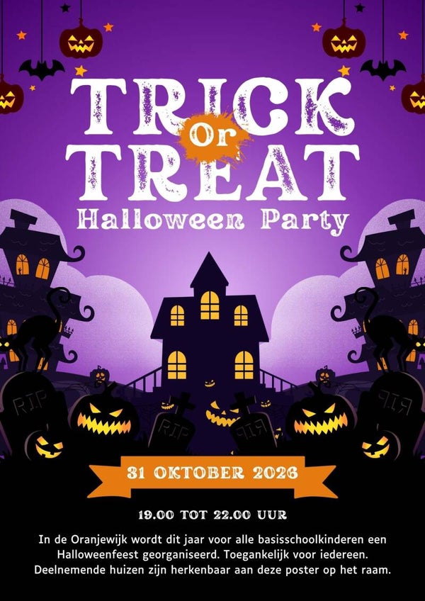 Halloween Poster A3 - Haunted House