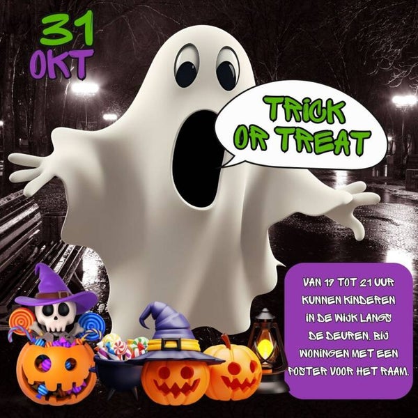 Uitnodiging - Halloween Spook
