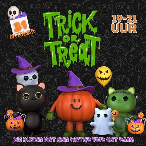 Uitnodiging - Halloween 3D