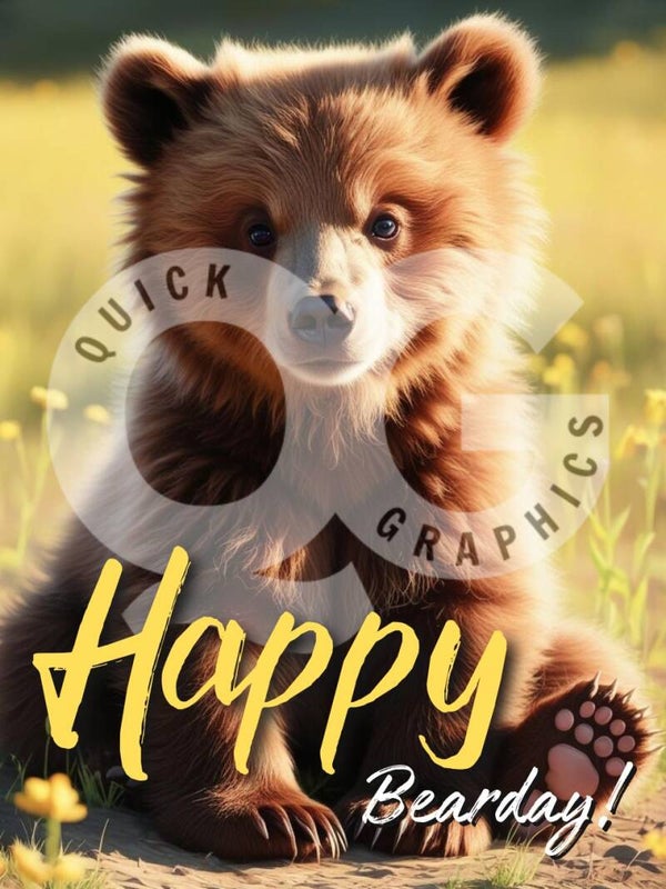 Verjaardagskaart - BEER