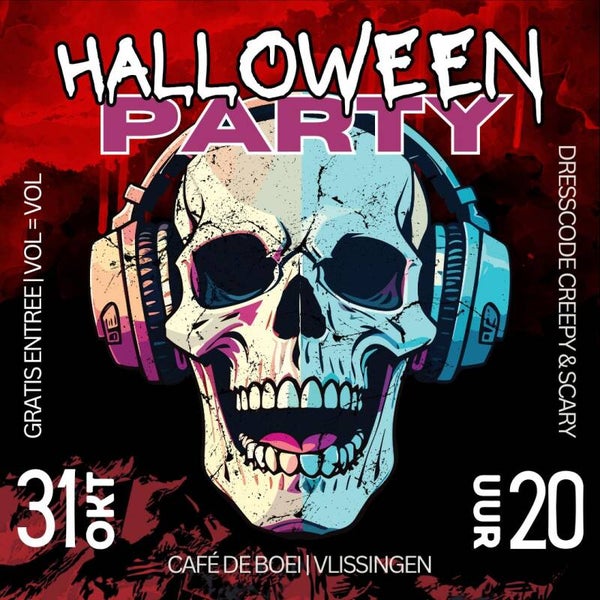 Social Media Afbeelding - Halloween DJ Party