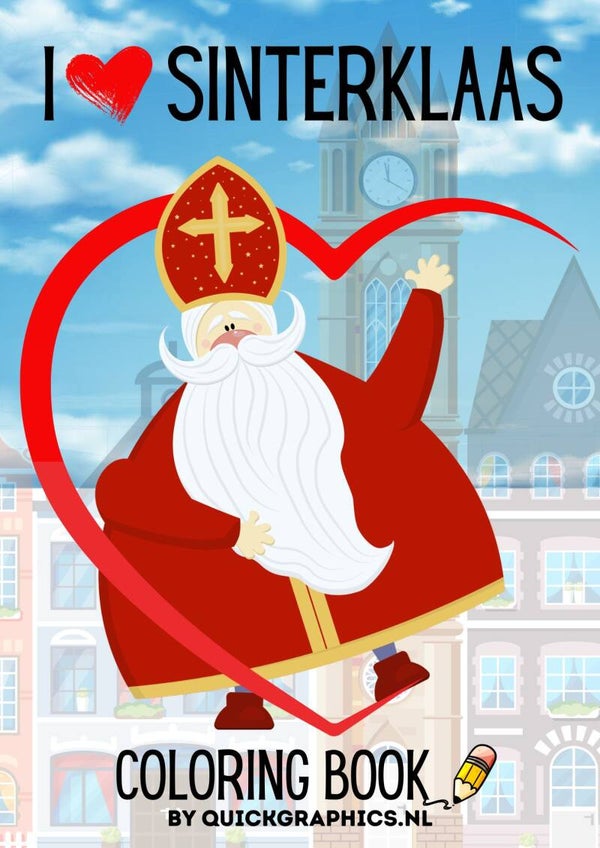 I Love Sinterklaasfeest Kleurboek