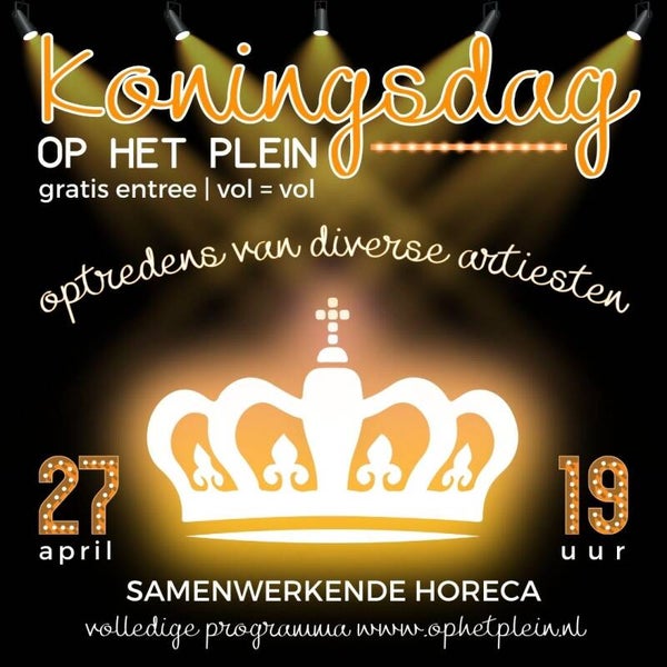 Social Media Afbeelding - Koningsdag Feest