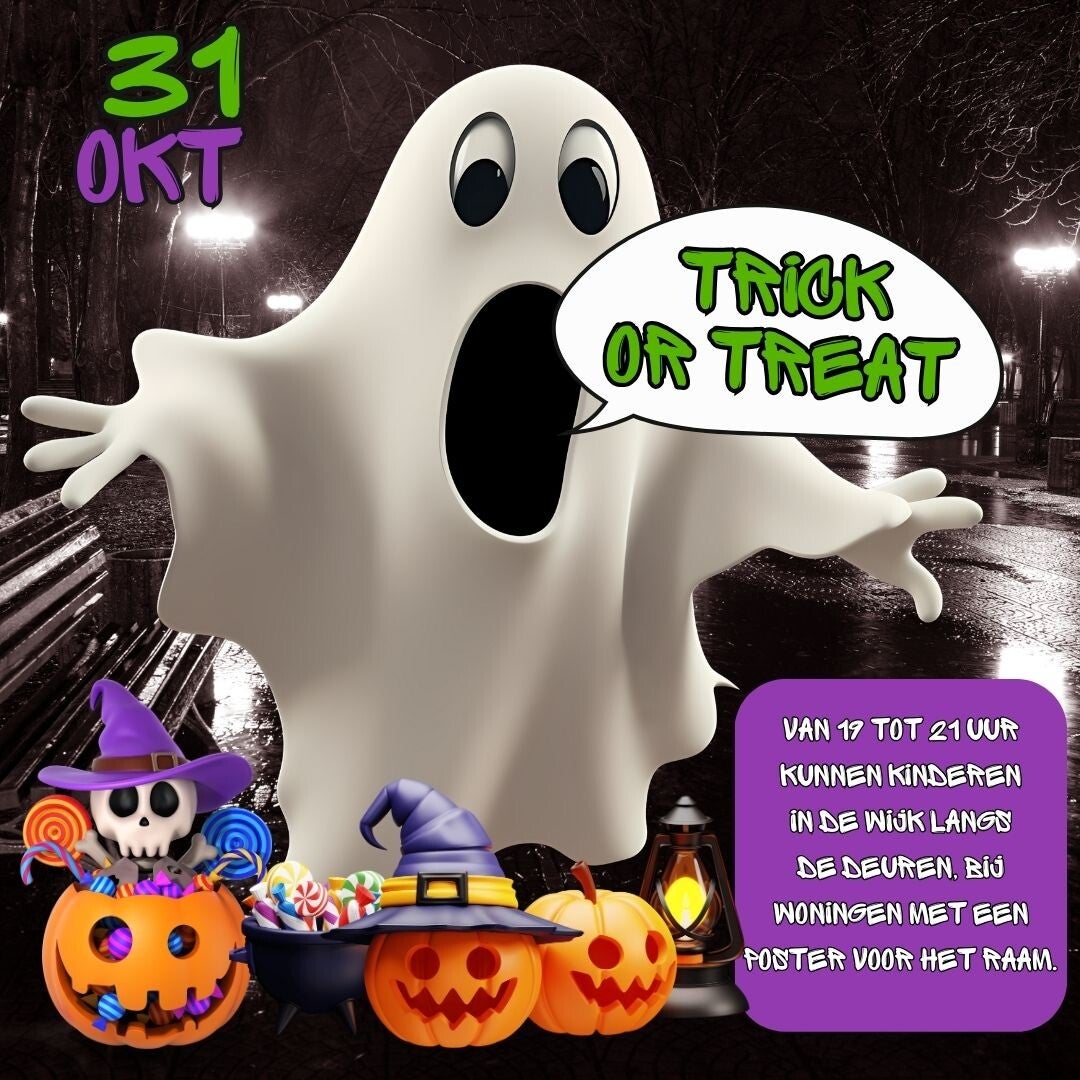 Uitnodiging - Halloween Spook