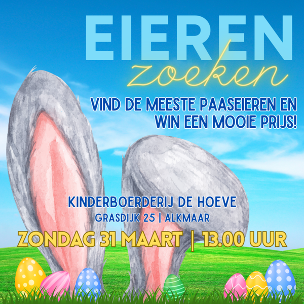 Uitnodiging - Pasen Eieren Zoeken