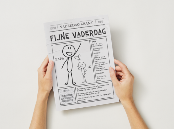 Vaderdagboekje - Vaderdag Krant