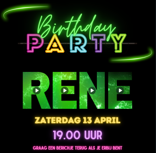 Animatie Uitnodiging - Green Fire