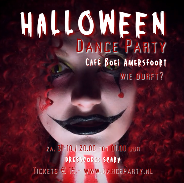 Animatie Uitnodiging - Horror Clown