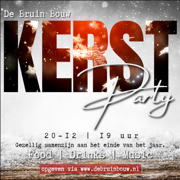 Animatie Uitnodiging - Kerst Party Rood