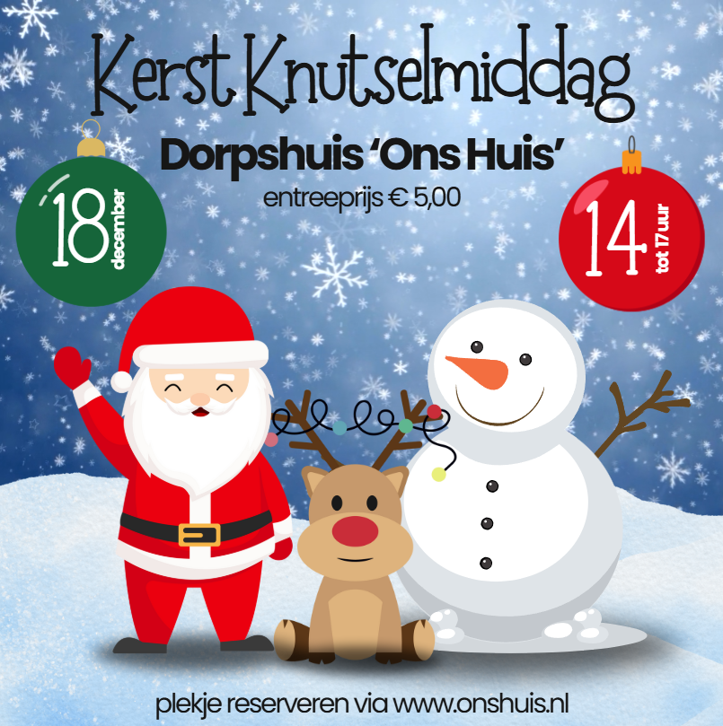 Animatie Uitnodiging - Kerst Knutselmiddag