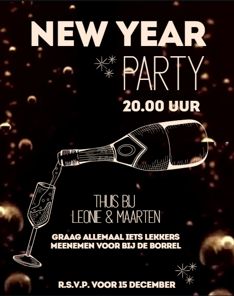 Animatie Uitnodiging - Oud & Nieuw