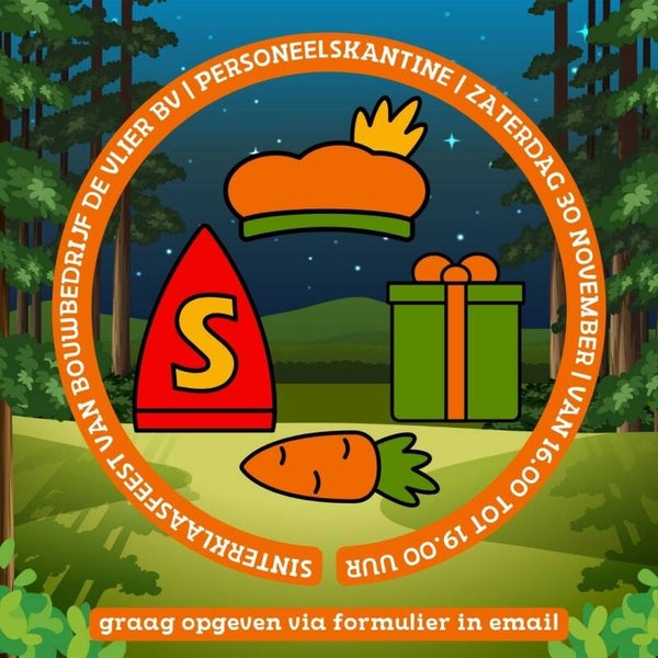 Uitnodiging - Sinterklaasfeest