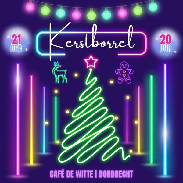 Social Media Afbeelding - Neon Kerstboom