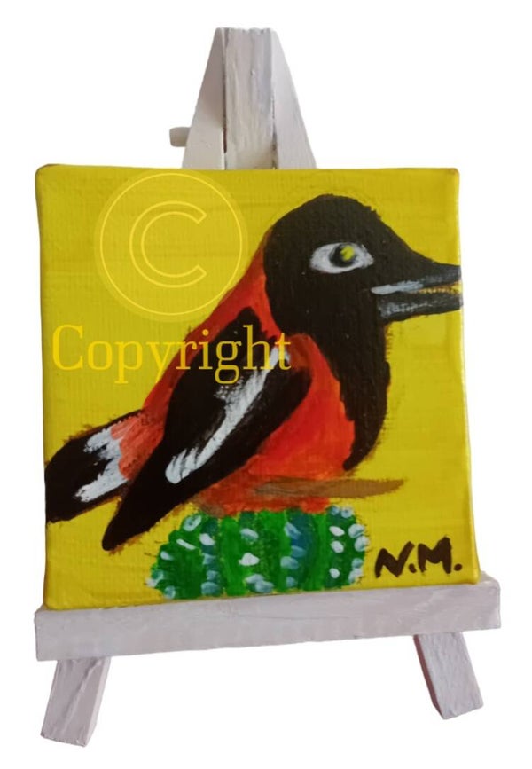 Miniatuurschilderijen - Vogels