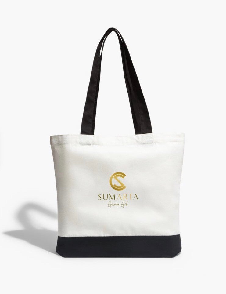 grote shopper van katoen – 38 x 47 cm