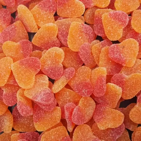 Sweetzone Fizzy Peach Hearts