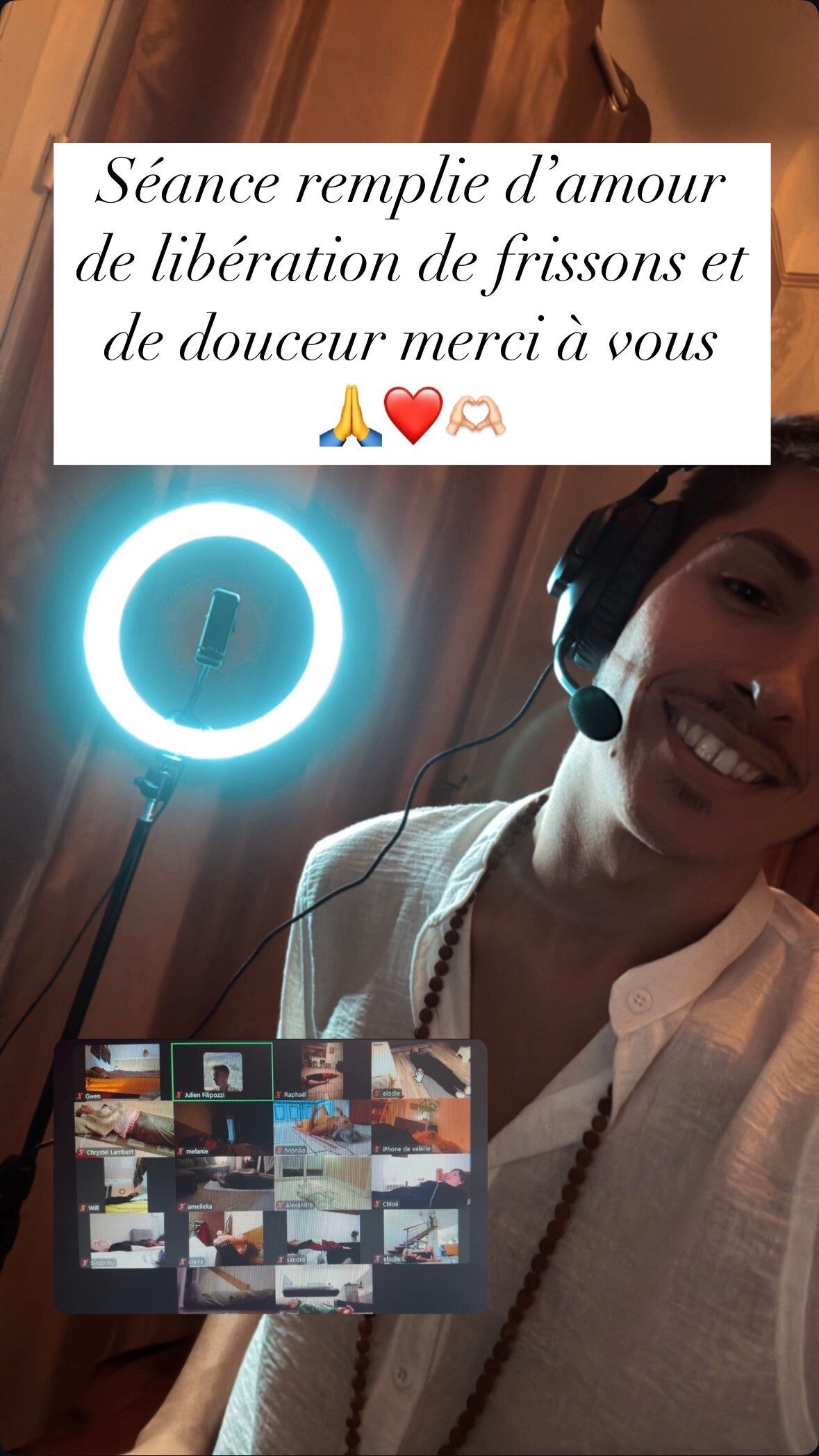 Bien être de Groupe en Ligne Yatra Kundalini Activation 