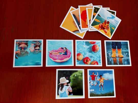 gepersonaliseerde magneten. Set van 12 kleine magneten.