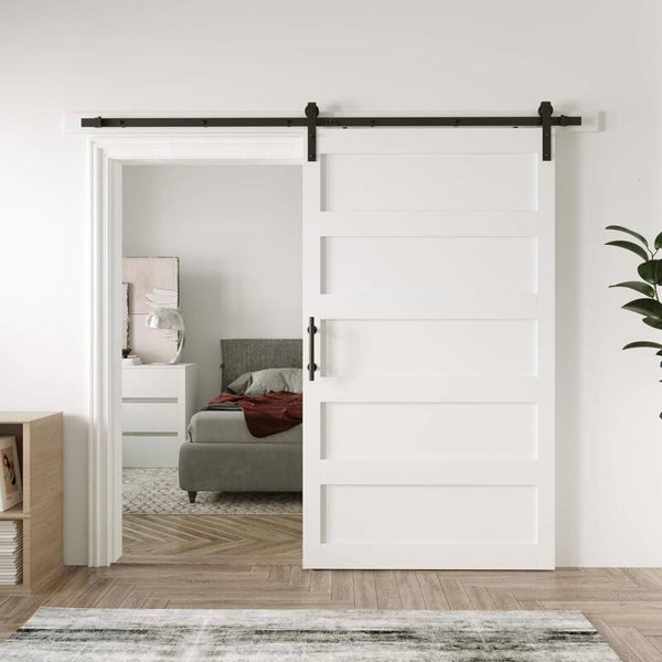 48" x 84" Sliding Barn Door w 8ft Hardware Kit