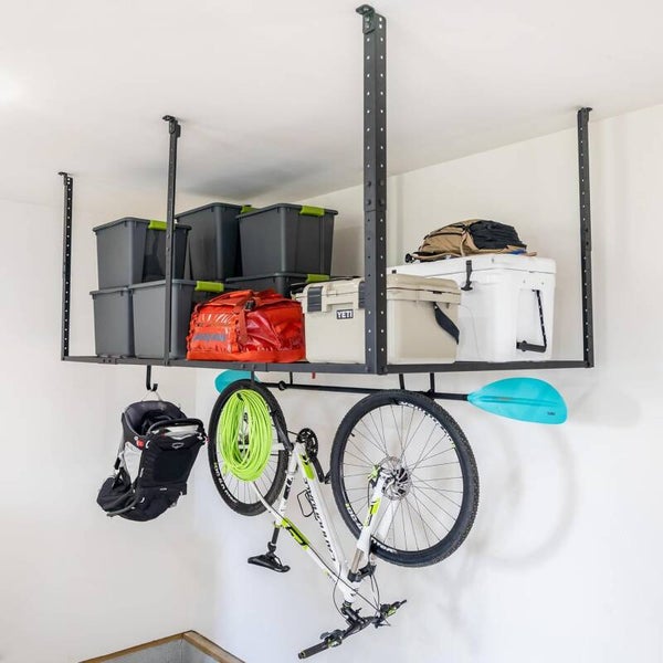 4'x8' Garage Overhead Storage Rack 700 lbs HD Steel