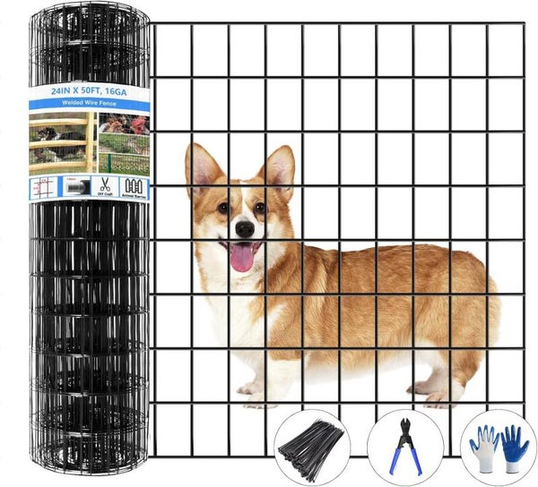 50'(L) x 24"(H) Garden Fence / Dog, 2" x 3" 16GA Welded Wire