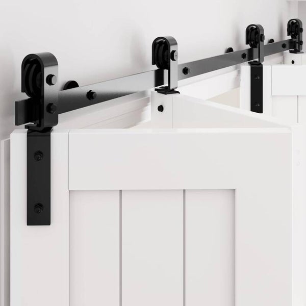 60" Bifold Barn Door Hardware Folding Track Kit