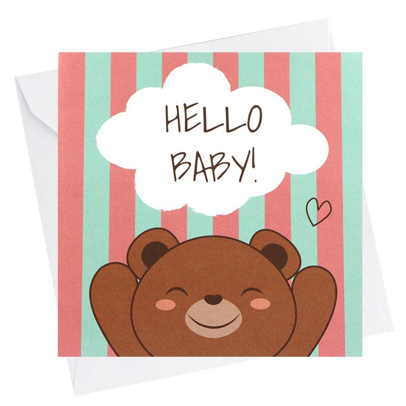 Grusskarte Hellow Baby