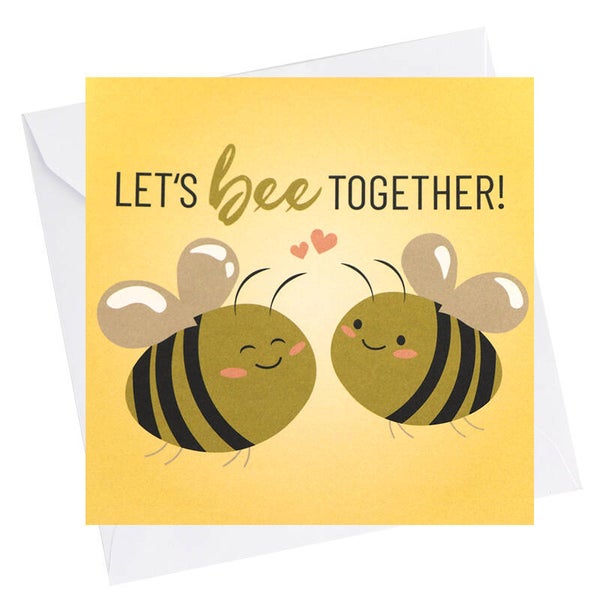 Grusskarte Letsbeetogether