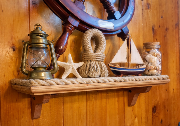 Nautical Rope Shelf
