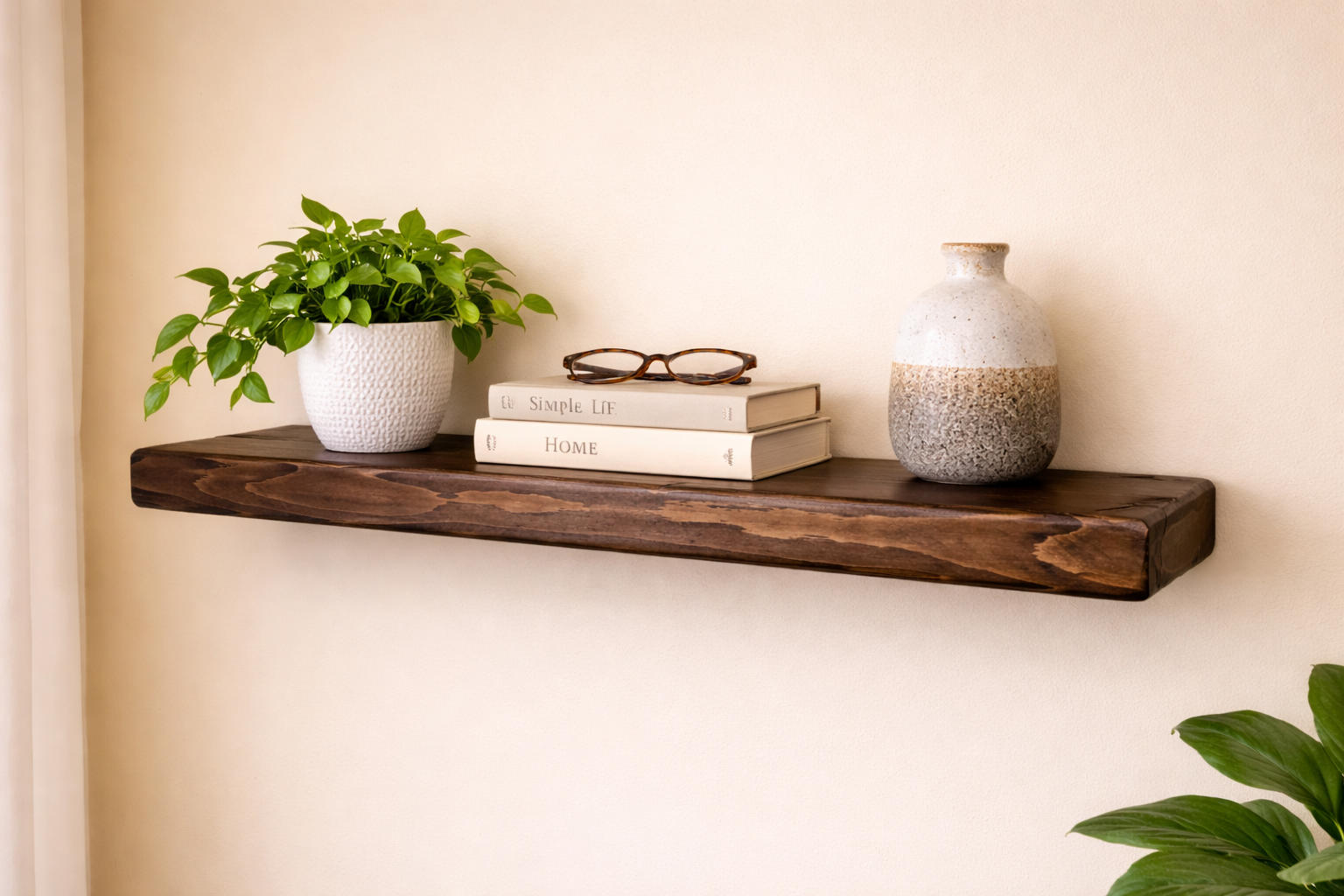 Rustic Floating Shelf