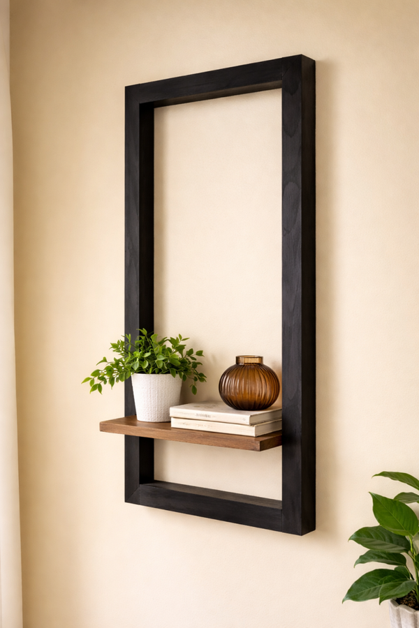 Modern Two-Tone Display Shelf
