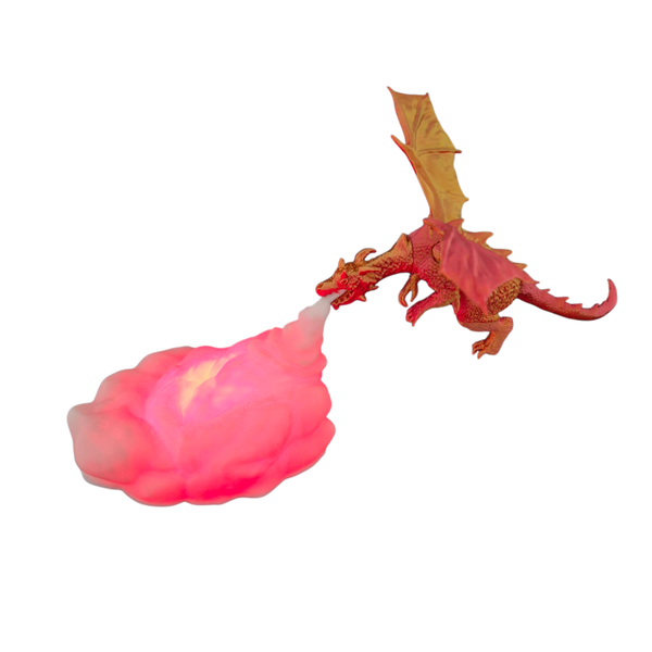 Dragon Breath Lamp (rood-goud)