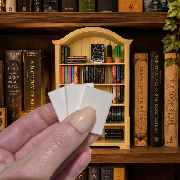 Blanco miniatuur boeken