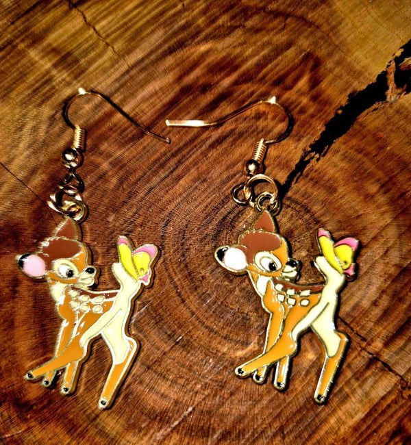 3005 Goldohrringe "Bambi"