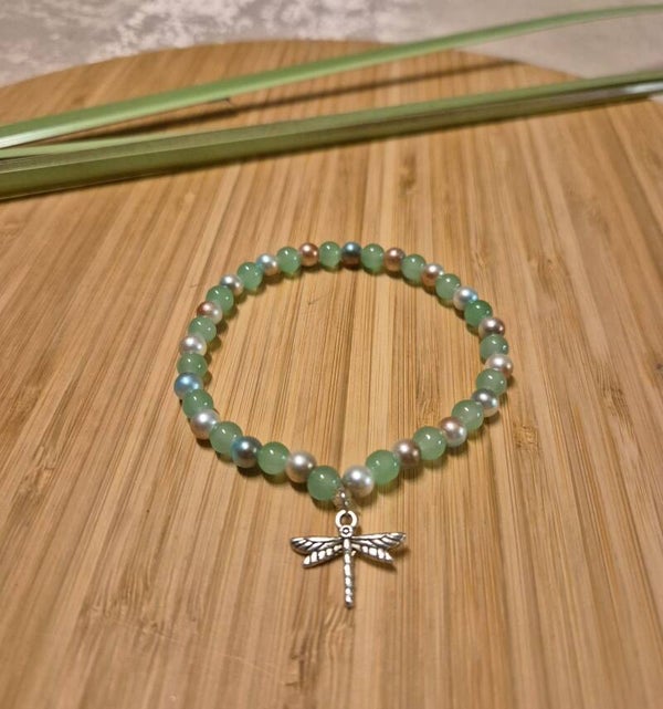 10004 Perlenarmband "Aqua Wing"